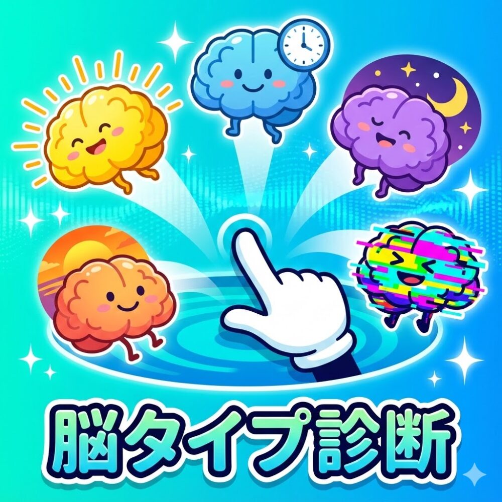 【脳タイプ診断】あなたの集中力が覚醒する「ゴールデンタイム」を特定｜クロノタイプ別・理想のスケジュール