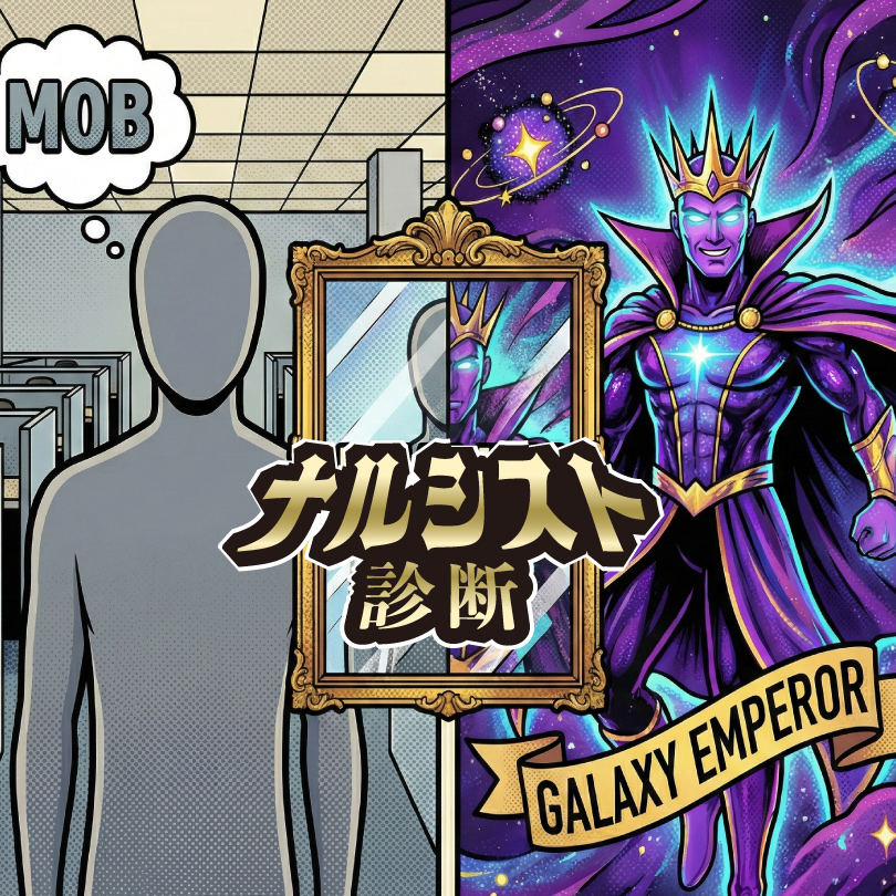 【ナルシスト診断】あなたは銀河皇帝？それともモブ？5問で暴く魂の階級（カースト）