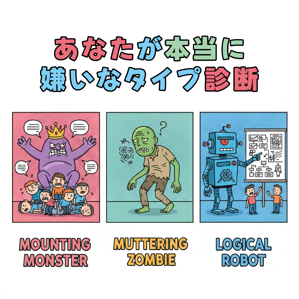 あなたが本当に嫌いなタイプ診断｜天敵を見抜く深層心理テスト