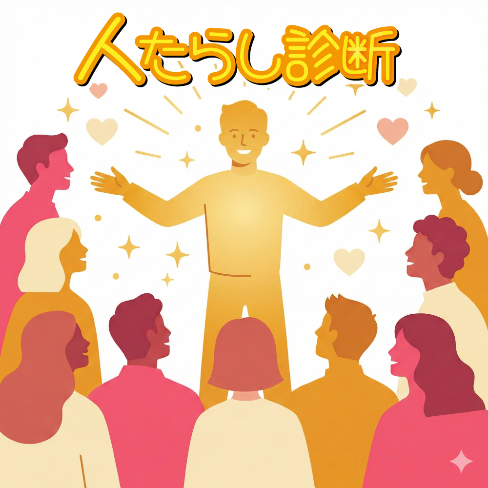 【人たらし診断】あなたの愛され力は何％？人を惹きつける魅力をAIが分析