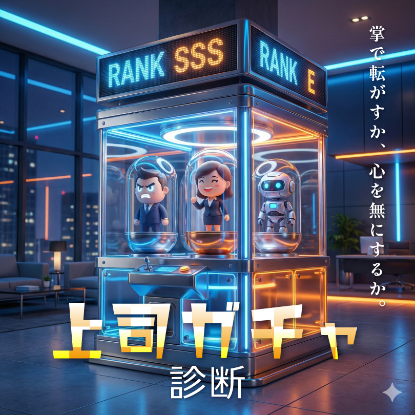 【上司ガチャ診断】あなたの耐性と攻略法は？職場のストレスをAI測定